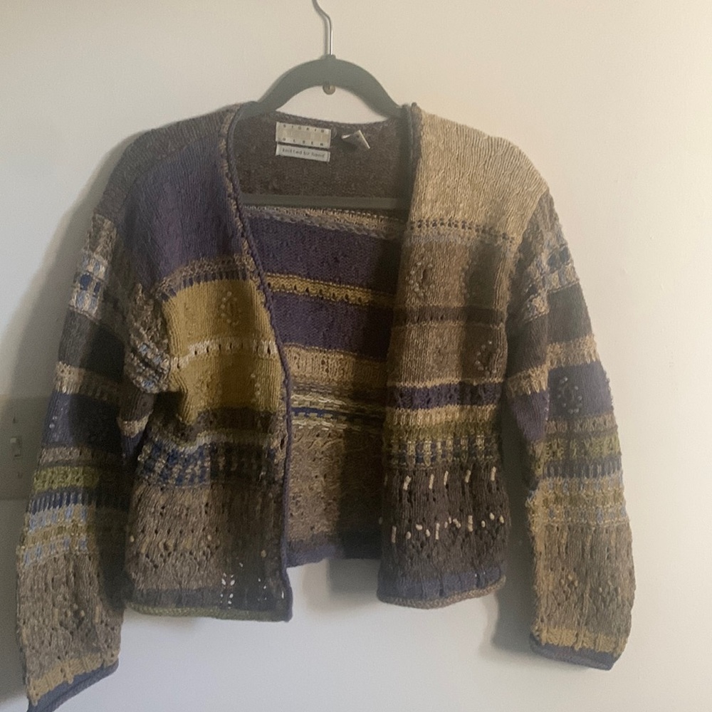 hand-knitted cardigan
